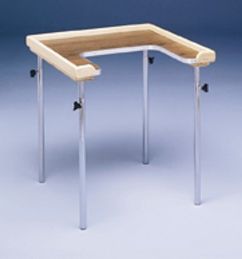 Bailey Adjustable Height Individual Cut Out Work Table